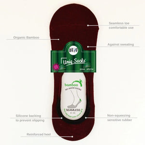 Burgundy - Uniq Socks