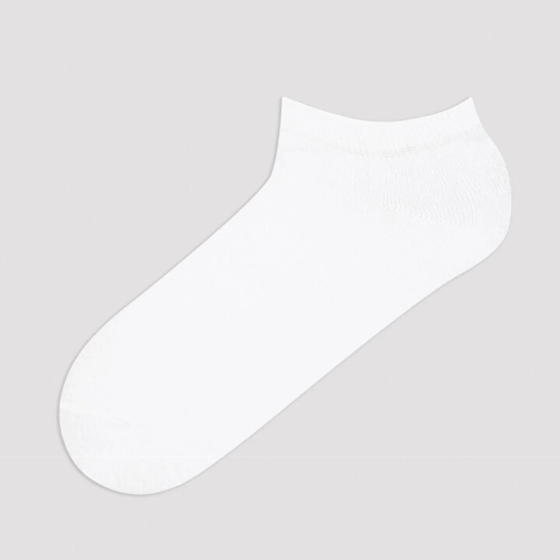 Uniq Socks Australia white low-cut sock, premium OEKO-TEX certified cotton, seamless toe