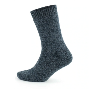 Dark navy Norwegian wool socks