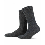 Plain, charcoal, alpaca and merino wool socks