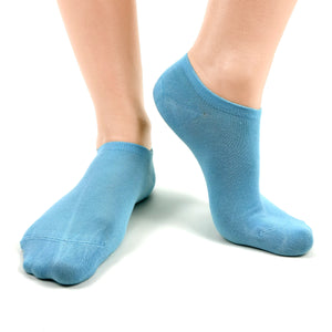 Aqua seamless sneaker socks