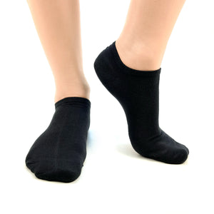 Charcoal seamless sneaker socks