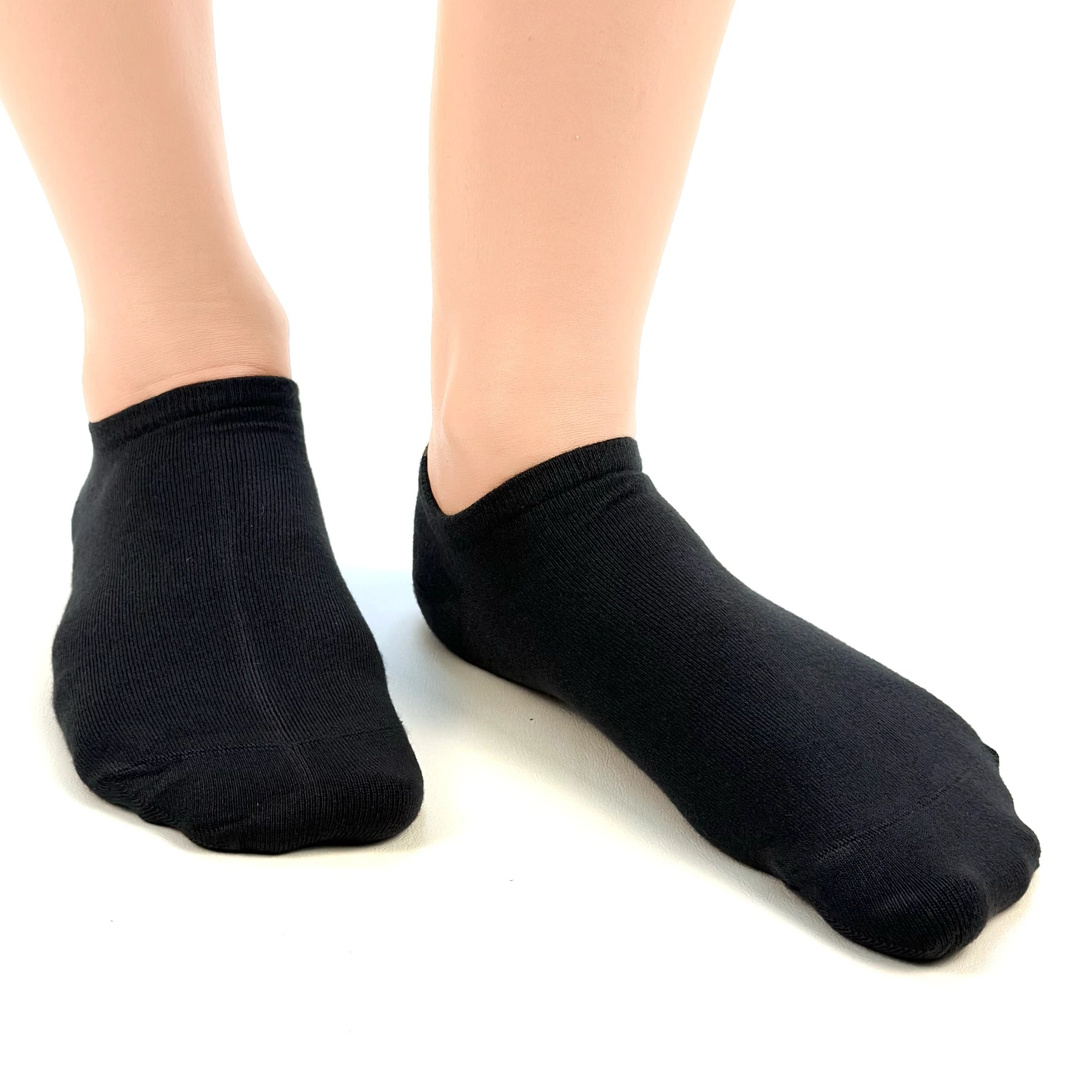 Charcoal seamless sneaker socks