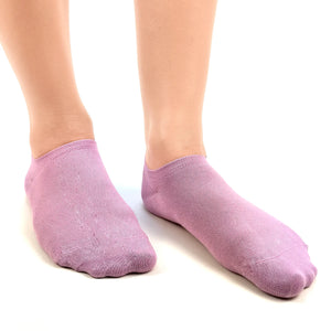 Lilac seamless sneaker socks