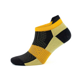 Bamboo brown athletic arch support sock