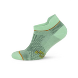 Mint athletic sock for running and golf with heel tab