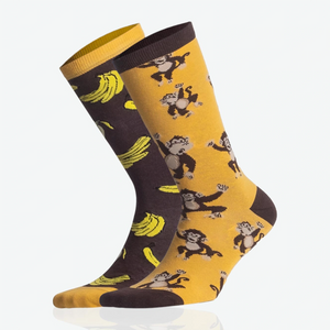 Brown animal themed socks