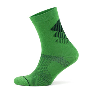 Close up picture of green bamboo mens socks